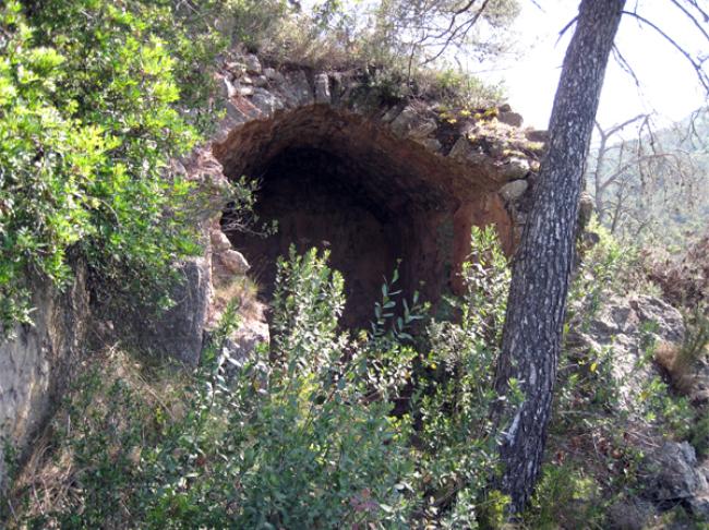 Antiga cisterna del castell de Prenafeta 1